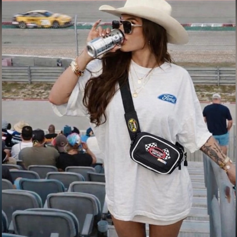 NASCAR Black Fanny Pack Bag